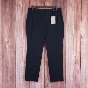 NWT Everlane The Performance Chino Uniform Pants Mens 34X28 Slim Fit Black